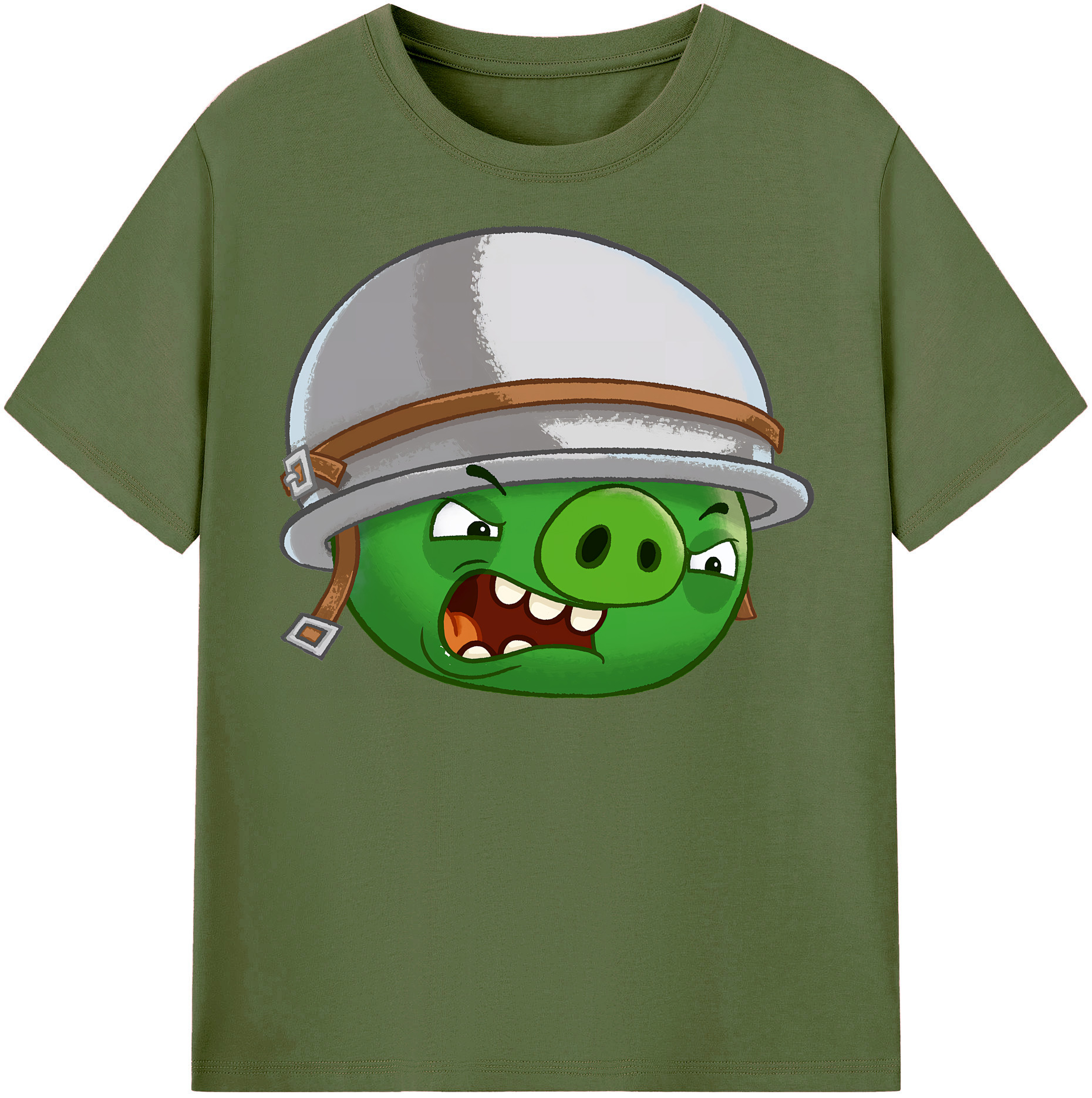 （画像用） Angry Birds アングリーバード 綿100％半袖Tシャツ（フロントプリント）